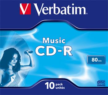 CD-R VERBATIM DTL+ AUDIO 80MIN 10ks/bal.
