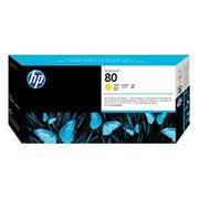 HLAVA HP C4823A PRINTHEAD, CLEANER YELLOW No.80