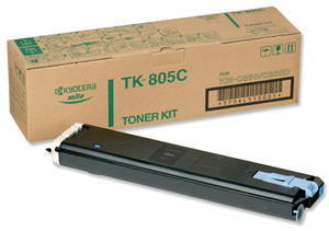 toner KYOCERA TK-805C Cyan KM-C850