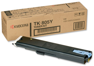 toner KYOCERA TK-805Y Yellow KM-C850