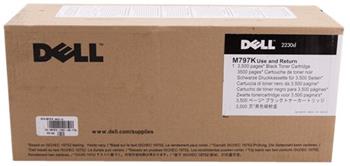 toner DELL M797 Black 2230d return