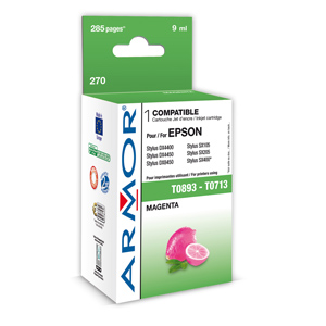 kazeta ARMOR EPSON Stylus D78/ DX4000, SX105/405 Magenta (T0713,T0893)