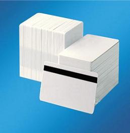 karta DATACARD plastová biela s magnetickým prúžkom CR80/.030T HICL