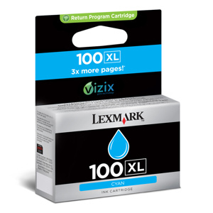 Kazeta Lexmark No.100 XL cyan (600 str) blister pre S301,205,305,405,505,605,815
