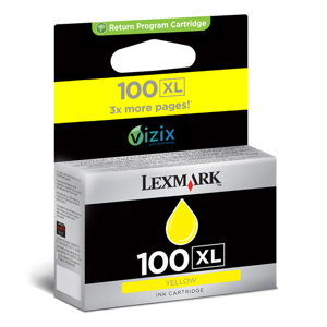Kazeta Lexmark No.100 XL yellow (600 str) blister pre S301,205,305,405,505,605,815