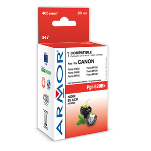kazeta ARMOR CANON iP 4600, MP540 black (PGi-520Bk) - s �ipom