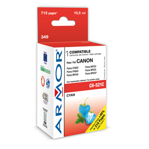 kazeta ARMOR CANON iP 4600, MP 540 cyan (CLi-521C) - s �ipom