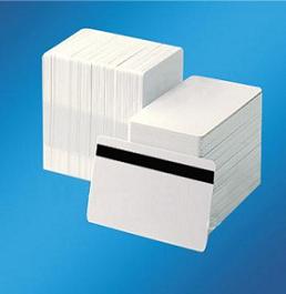 karta DATACARD plastov� biela s magnetick�m pr��kom CR80/.030T LOCL