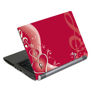 Tapeta na notebook G-CUBE GSP-17S Heart & Soul �erven� na 13"-17"