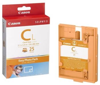 n�pl� + papier CANON E-C25L Card Size SELPHY ES1/ES2/ES20/ES3/ES30