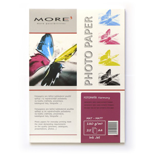 papier MORE HARMONY fotomatn 25ks/A4 180g inkjet