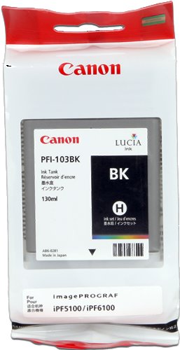 kazeta CANON PFI-103BK Black pre iPF 5100/6100