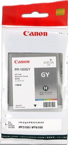 kazeta CANON PFI-103GY Grey pre iPF 5100/6100
