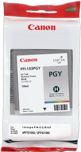kazeta CANON PFI-103PGY Photo Grey pre iPF 5100/6100