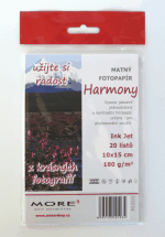 papier MORE HARMONY fotomatn 20ks/10x15 180g inkjet