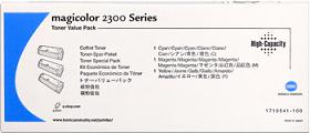 toner MINOLTA Magicolor 2300DL/2300W/2350 C/M/Y kit (3x4500 str.)