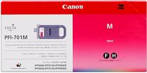 kazeta CANON PFI-701M magenta iPF 8000/8000s/8100/9000/9000s/9100 (700ml)