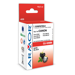 kazeta ARMOR CANON MG 5150/5250/6150/8150 black (CLi-526Bk) - s �ipom