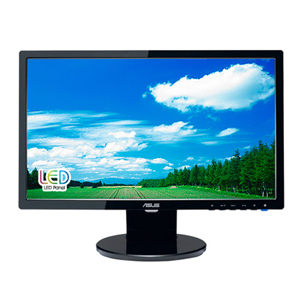 LCD ASUS 19" VE198T LED WIDE 1440x900, 250cd, 10M :1, 5ms, D-Sub, DVI-D, repro, �ierny