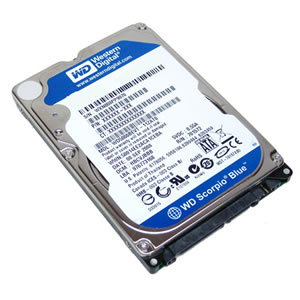 HDD WD1600BEVE , 160GB Scorpio 2.5", ATA, 5400 rpm, 8 MB cache, Blue Edition