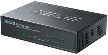 ASUS FX-D1162 Switch 16x LAN 10/100Mbps, black, metal