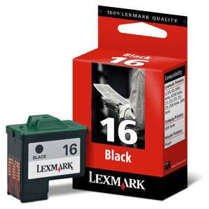 Kazeta Lexmark No.16 black (410 str)