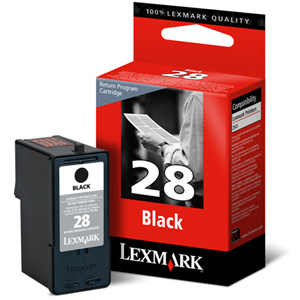 Kazeta Lexmark No.28 black (175 str)