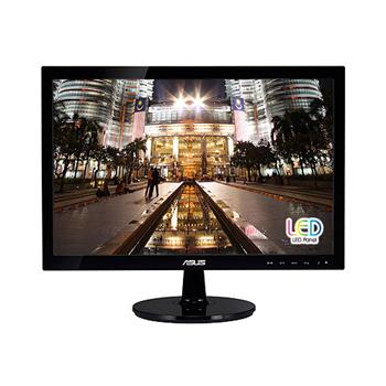 LCD ASUS 19" (48.3cm) LED VS198D WIDE ,1440x900, 250cd , 50M:1, 5ms,D-sub, �ierny