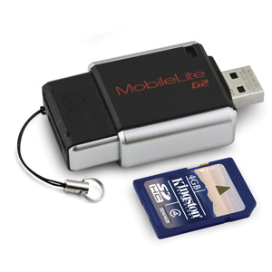 ��ta�ka kariet Kingston extern� USB MobileLite G2 + 8GB SDHC karta class 4