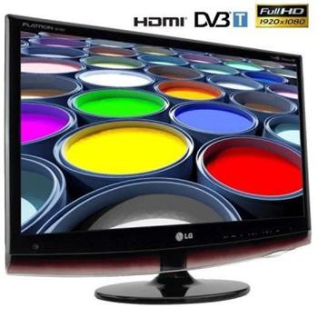 LCD+TV LG 22", M2262DP-PZ, Wide 1920x1080, 300cd, 50.000:1, 5ms, D-Sub , HDMI, DVB-T,C (MPEG4), �ierny
