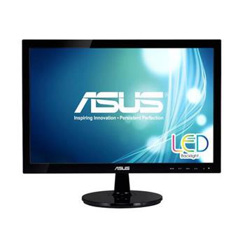 LCD ASUS 18.5" (47.0cm) 16:9 LED VS197D WIDE ,1366x768, 250cd , 500M:1, 5ms, D-sub, �ierny