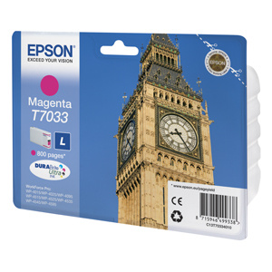 kazeta EPSON WorkForce WP4000,WP4500 magenta L 800 str�n