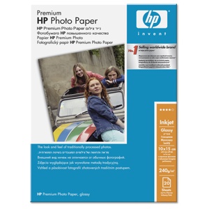 HP Q1991A PREMIUM PHOTO PAP. GLOOSY 10x15 cm/20LIST (240 g)
