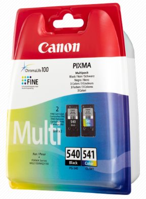 kazeta CANON PG-540 + CL-541 black+color MG2150/3150