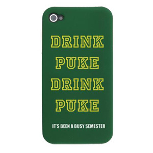 P�zdro G-Cube A4-GPHD-4G Hard case na iPhone 4 (Drink-Puke), green 