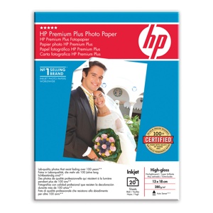 HP Q6572A PREM. PLUS PHOTO PAP, GLOSSY, 13x18cm BORDE (280g)
