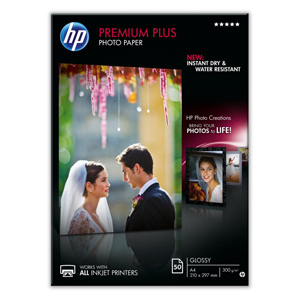 PAPIER HP CR674A Premium Plus leskl� fotopapier, A4, 50 listov, 300g/m2