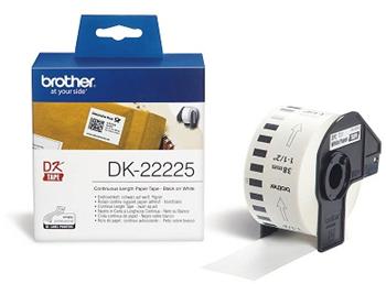 rolka BROTHER DK22225 Continuous Paper Tape (Biela 38mm)