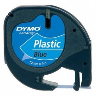 páska DYMO 59426 LetraTag Blue Plastic Tape (12mm)