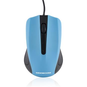 Myš Modecom optická MC-M9, 1000 DPI, USB (modrá)