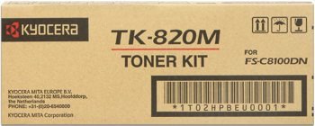 toner KYOCERA TK-820M Magenta FS-C8100DN