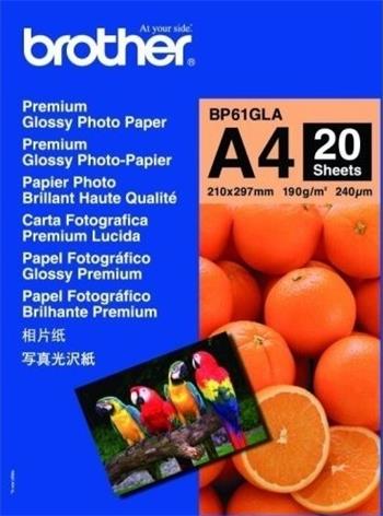 papier BROTHER BP61 Premium foto leskl� A4/20ks