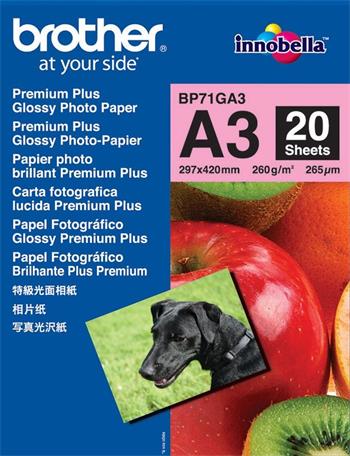 papier BROTHER BP71 foto leskl� A3/20ks