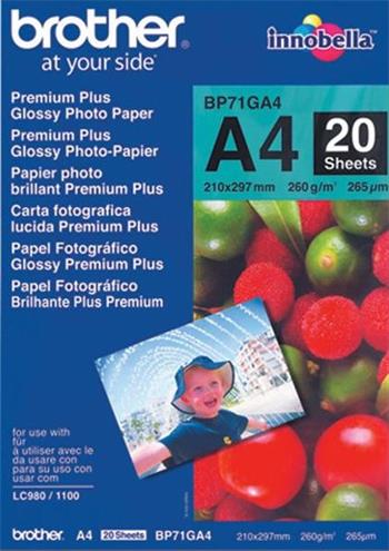 papier BROTHER BP71 foto leskl� A4/20ks
