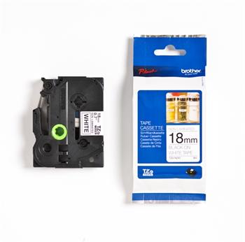 p�ska BROTHER TZN241 Black On White Non Laminated Tape (18mm)