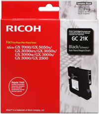 toner RICOH Typ GC 21 Black GX3000/GX3050N/GX5050N