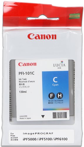 kazeta CANON PFI-101C Cyan iPF 5000/5100/6000s/6100