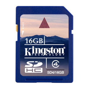 Pam�ov� karta 16GB Secure Digital SDHC Kingston - class 4