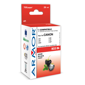 kazeta ARMOR CANON S400/500/600/i550 Black (BCI-3BK)