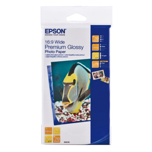 papier EPSON S042109 Premium gloss photo, 255g/m, 16:9, 20ks